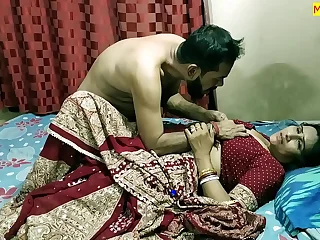 Indian xxx milf bhabhi real sex with husband close friend! Apparent hindi audio